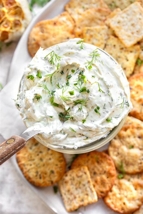 Garlic And Herb Cheese Spread The Cozy Apron