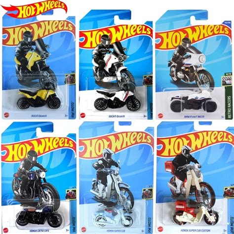 Original Hot Wheels Motorcycle Toys For Boy HW MOTO Motorbike 1 64