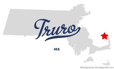 Map of Truro, MA, Massachusetts