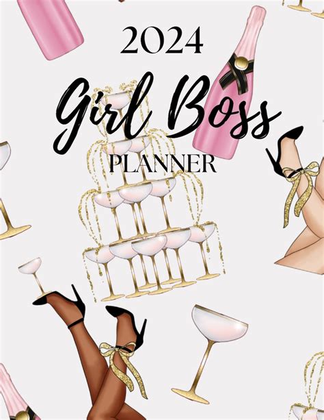 2024 Girl Boss Planner Printable Boss Babe Planner Pdf Calendar Planner