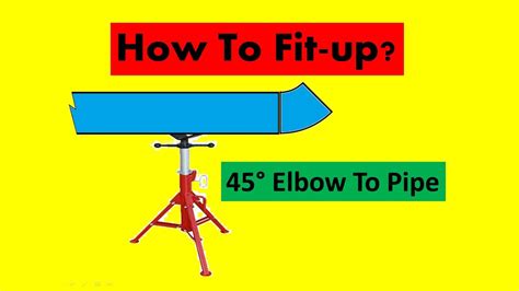 How To Fit Up Pipe To Deg Elbow Youtube