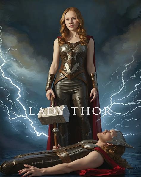 Lady Thor Beautiful Face Natalie Free Ai Photo Generator Starryai