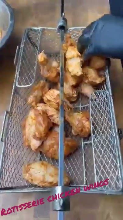 Rotisserie Chicken Wings Youtube