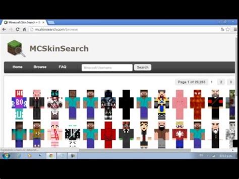 Como Ponerse Skin En Minecraft YouTube