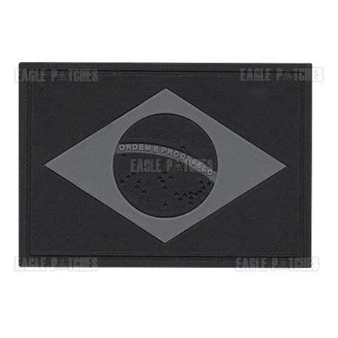 Patch Emborrachado Bandeira Do Brasil