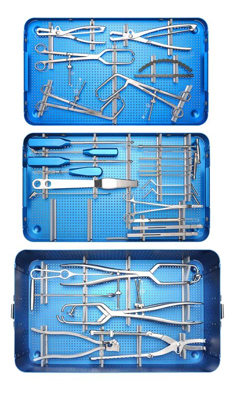 PELVIC RECONSTRUCTION PLATE SURGERY INSTRUMENT SET Ortimplant