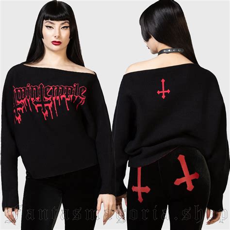 Babalon Knit Sweater Killstar Women S