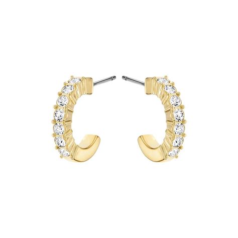 Swarovski Gold Mini Hoop Hoop Earrings 5022451