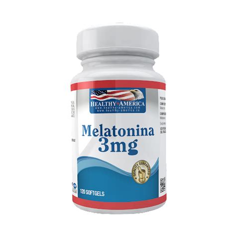 Melatonina Healthy America X 3 G Frasco X 120 Cápsulas