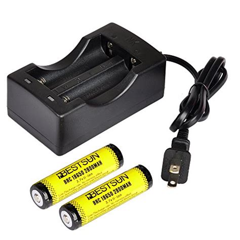 Buy Bestsun 2pcs 18650 Lithium Rechargeable Batteries 37v 2800mah