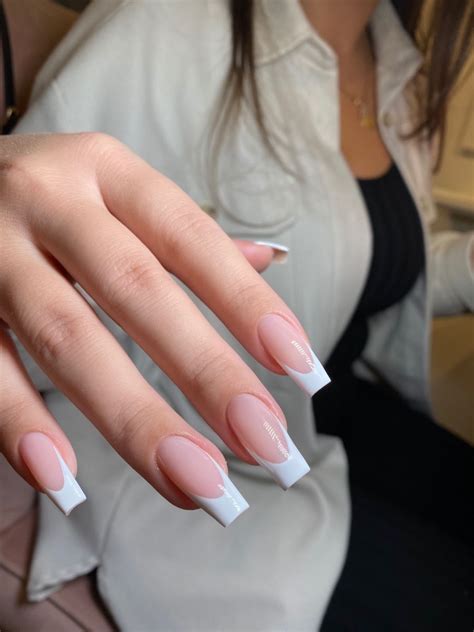 French Nails Gel Nails Long Nails French Nails