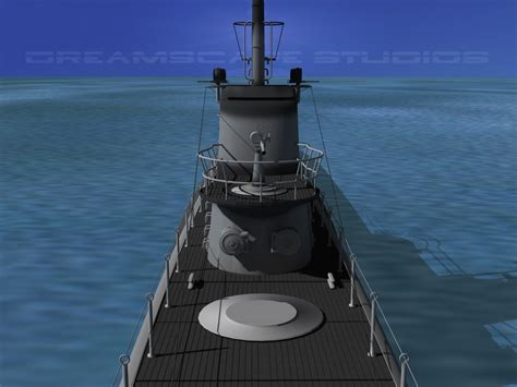 submarine balao sub 3d model