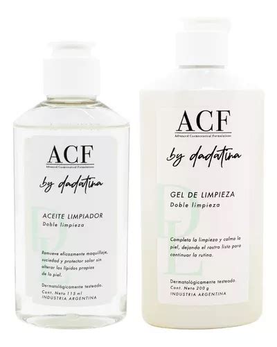 Acf Dadatina Limpieza Facial Gel Aceite Limpiador 6c