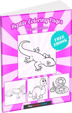 Reptile Coloring Pages Easy Drawing Guides