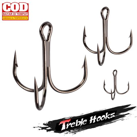 Jual Treble Hook Hitam Pancing Garong Jangkar Tripel Shopee Indonesia