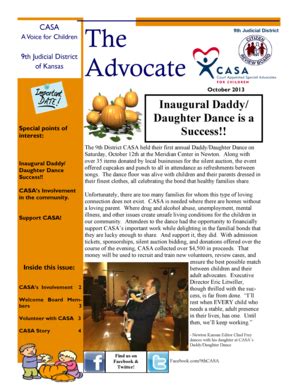 Fillable Online Thcasa The Advocate Casa Thcasa Fax Email Print