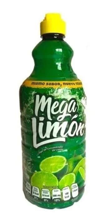 Jugo Concentrado De Limón Mega 1 Litro Mercadolibre