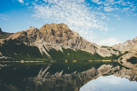 4K Water Nature Lake Mountains Clouds Reflection Landscape HD