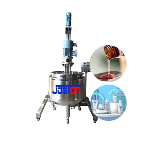 Liftable Cosmetic Laboratory Emulsifier Mixer High Shear Dispersing