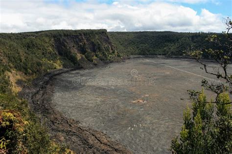 Kilauea Iki Crater at Hawaii Volcano National Park Stock Photo - Image ...