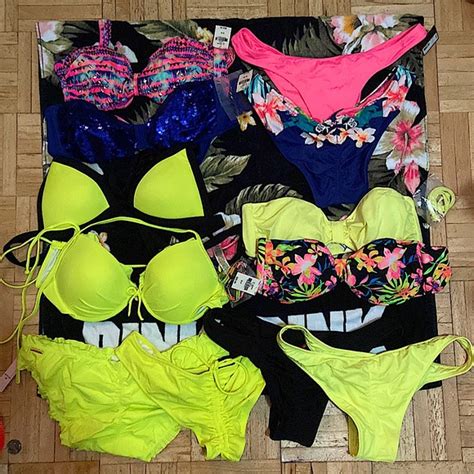 PINK Victoria S Secret Swim Vintage Y K Ultimate Mix N Match Bikini