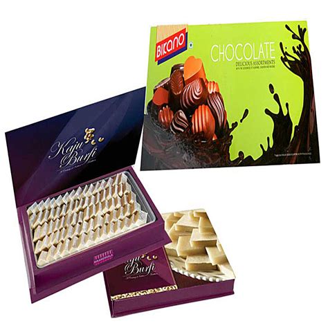 Buy Send Chocolates Kaju Katli Combo Online Ferns N Petals