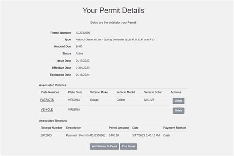 Virtual Permit - Parking & Transportation