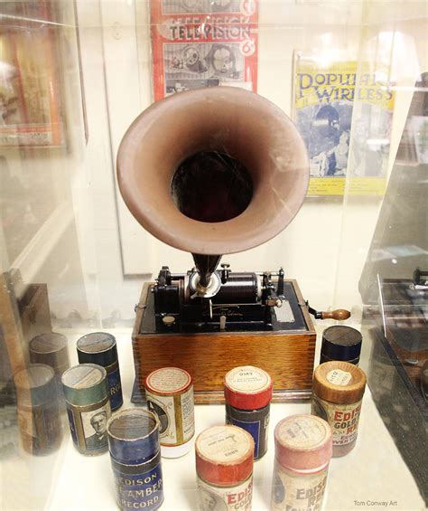 Vintage Edison Cylinder Phonograph Photograph by Tom Conway - Fine Art ...