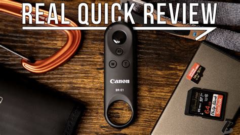 How To Pair The Canon BR E1 Bluetooth Camera Remote Real Quick Review