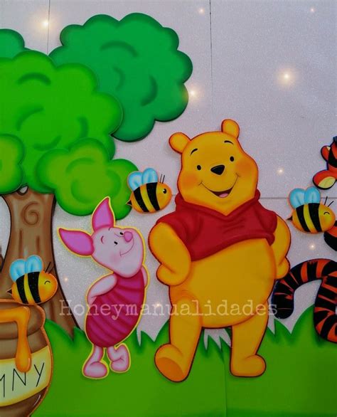 Winniethepooh Winnie Pooh En Foami Goma Eva Manualidades Escolares