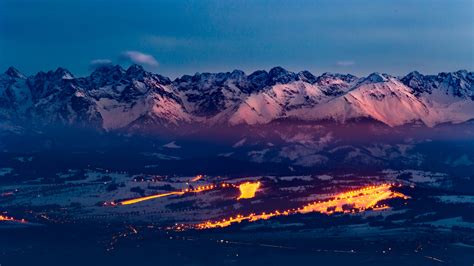 Wallpaper Turbacz Winter Tatra Heroes Snow Alps Wqhd Qhd