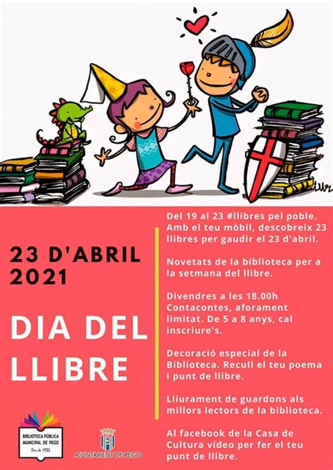 Pego Prepara Una Programaci N Especial Para Celebrar El D A Del Libro