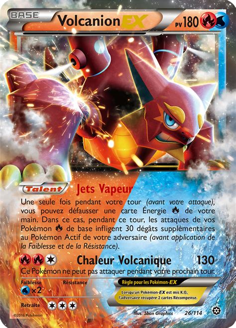 Volcanion Ex Xy Offensive Vapeur Pok P Dia