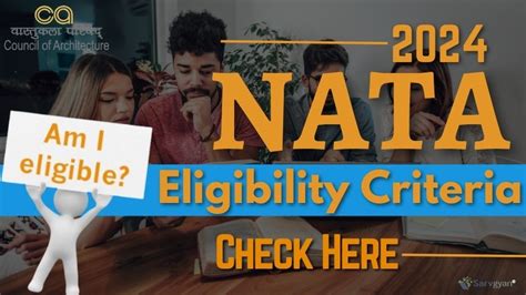 NATA 2024 Registration Check Eligibility Criteria Before Applying