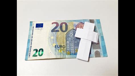 Kreuz Falten Basteln Origami Geld Geldgeschenk Cross