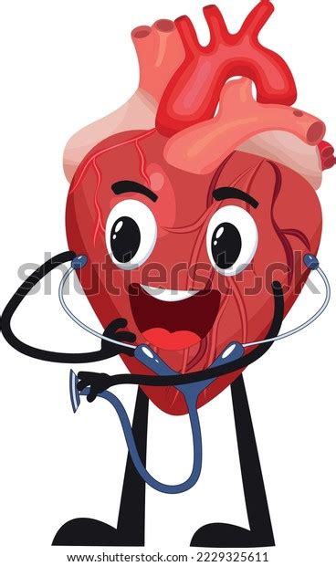 Cartoon Image Heart Stethoscope Hand Stock Vector (Royalty Free) 2229325611 | Shutterstock