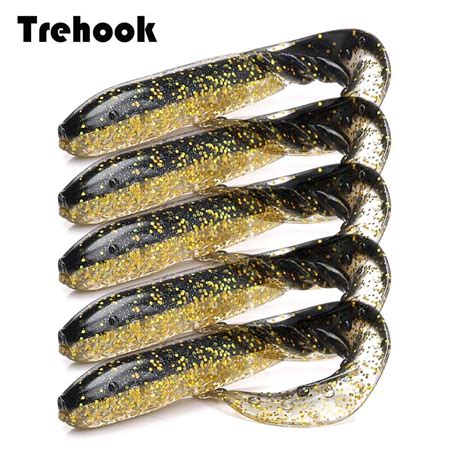 TREHOOK 5pcs Lot Fishing Soft Lures Shad 7cm 2 4g Easy Shiner Silicone