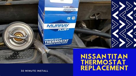 Nissan Titan Thermostat Replacement Youtube