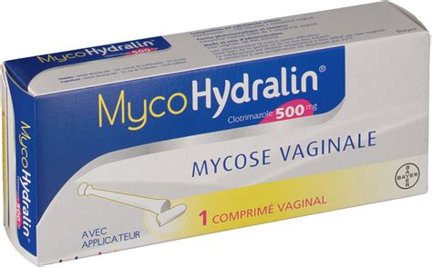 MYCOHYDRALIN Mycose Vaginale Comprimés 500 mg Pharmacie