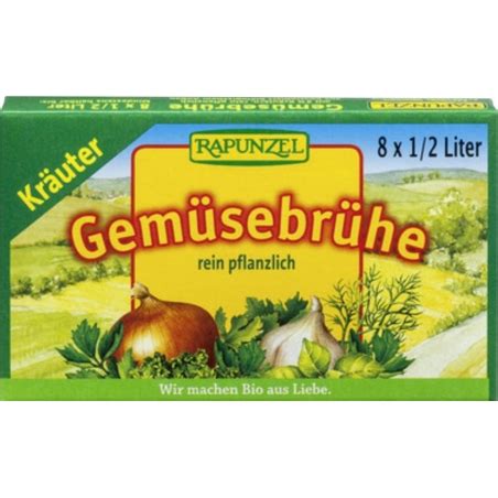 Rapunzel Des Cubes De Bouillon De L Gumes Bio Raiponce Herbes En Ligne