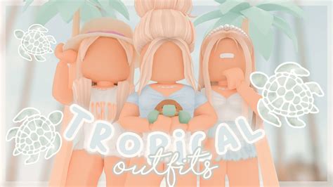 Aesthetic Tropical Outfits Roblox🌴 Youtube