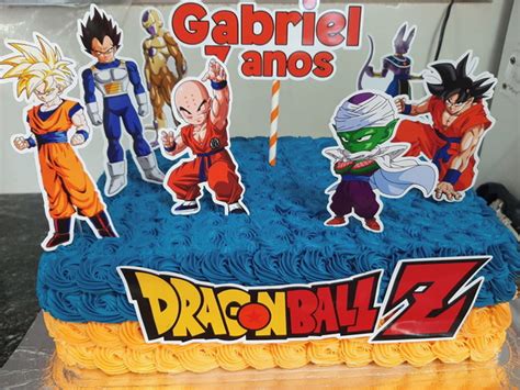 Topper Para Bolo Dragon Ball C D Elo Produtos Especiais