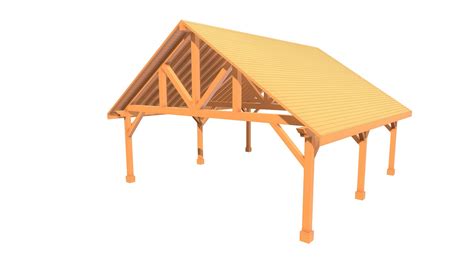 Custom Thick Timber 30 Ft L X 30 Ft W 3d Model By Fr Conceptual