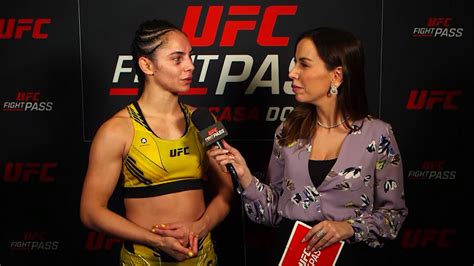 Ariane Lipski Quero Consolidar Uma Sequ Ncia De Vit Rias Ufc Vegas