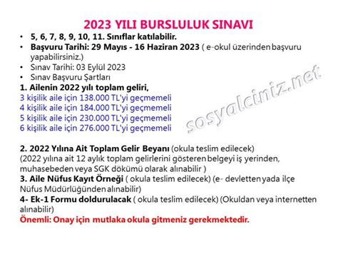 2023 Bursluluk Sınavı hakkında merak edilen sorular Sosyal Bilgiler