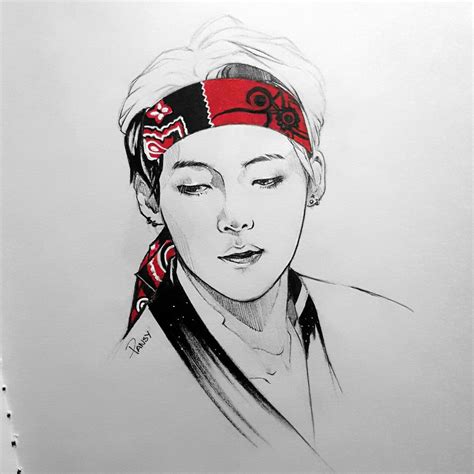 Pin By Vanessa On Bts Bts Drawings Bts Fanart Kpop Fanart