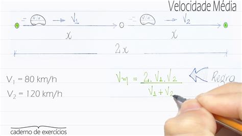 Velocidade M Dia Em Trechos Iguais Exerc Cio Velocidade M Dia N