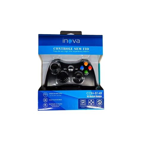 Controle Xbox 360 INOVA SEM FIO CON 8148 GAMES CONTROLES