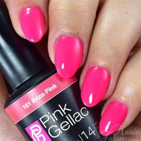 Manic Talons Nail Design Pink Gellac Ibiza Summer Collection