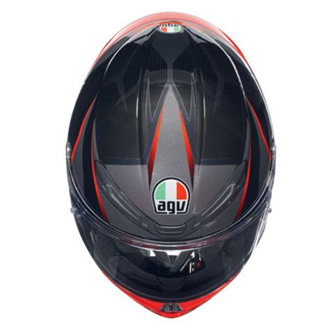 Pack Casco Kit Bluetooth Agv K S Multi Slashcut Black Grey Red